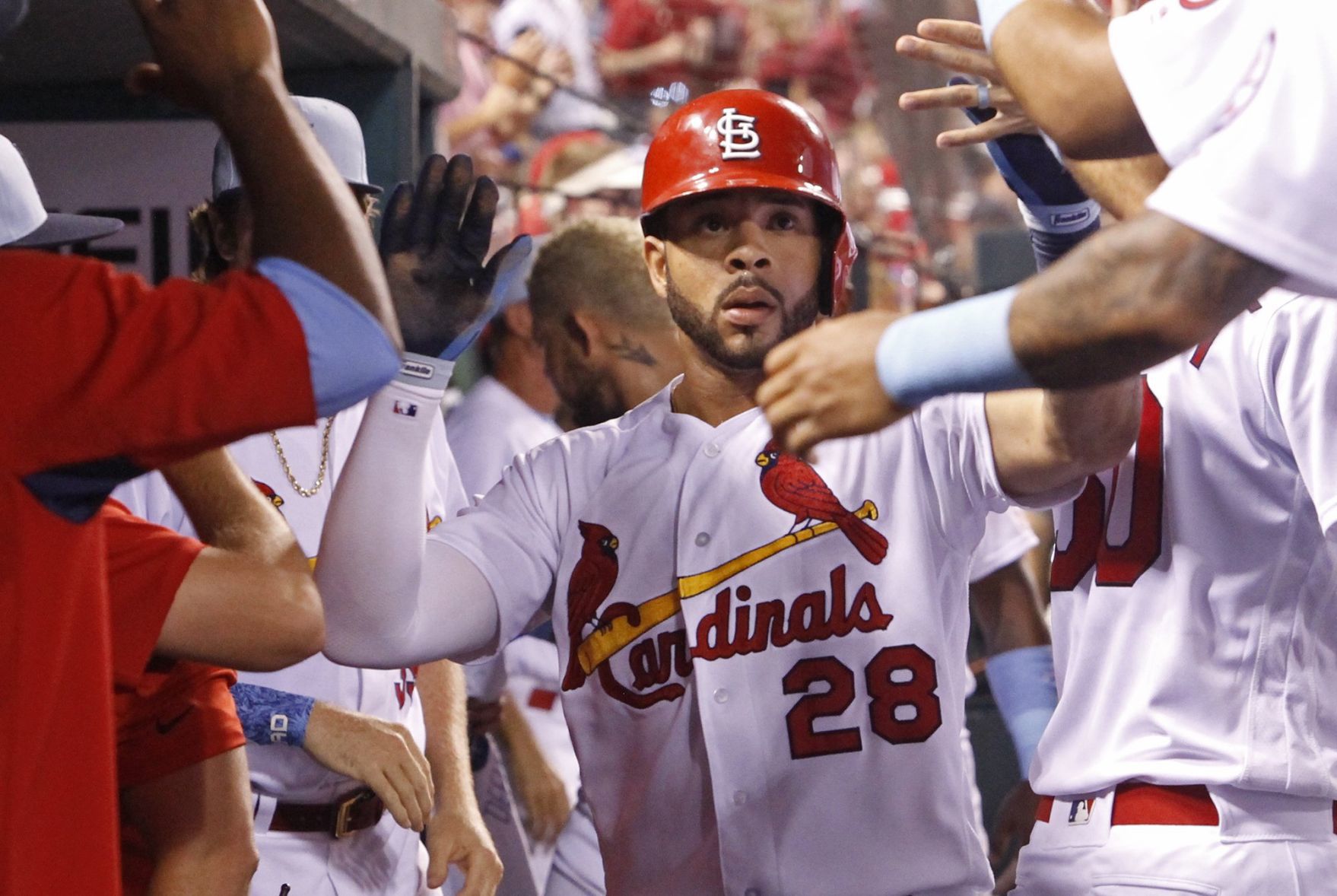 Cards and Cubs battle in the hot series finale Sunday night